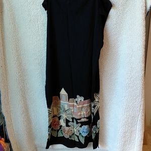 Back East black skirt with design